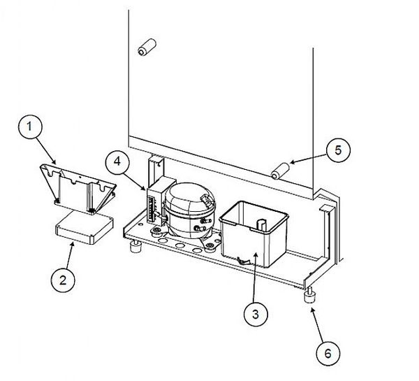 Norcold Refrigerator Condenser Fan Kit 640103