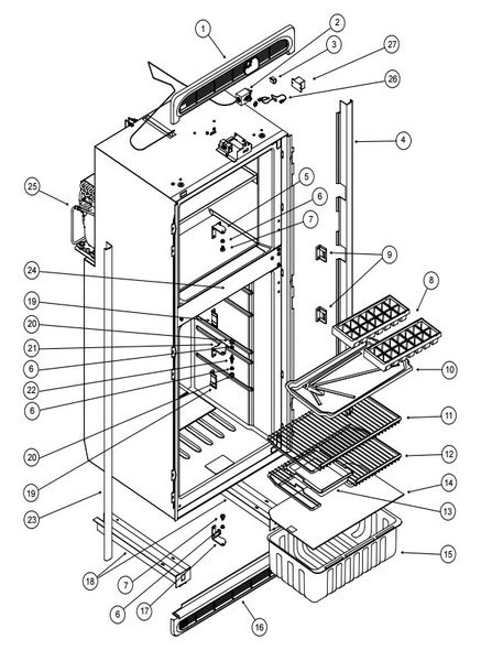 Norcold Refrigerator Strike Plate 621557