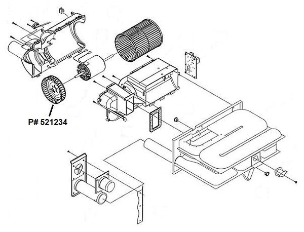 Suburban Furnace Combustion Wheel 521234