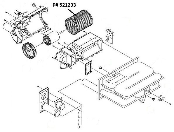 Suburban Furnace Room Air Blower Wheel Kit 521233