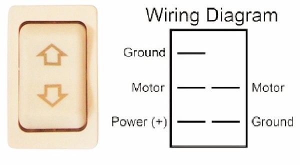 Slide Out Extend Retract Switch Ivory 3 58 761