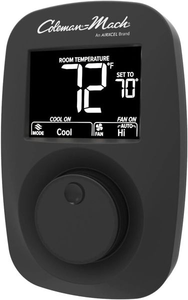 Coleman Black Digital Heat / Cool Wall Thermostat 9420-381