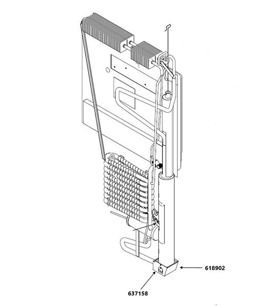 Norcold Refrigerator Burner Box Base 618902