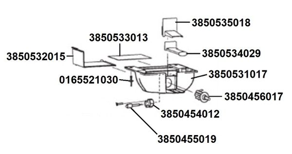 Dometic Refrigerator Lamp Cover 3850532015