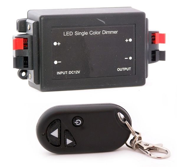 12 Volt Light / LED Dimmer Module, with Remote, RMDIM