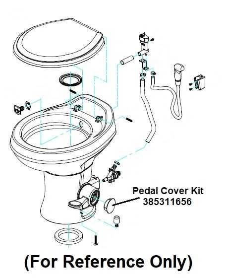 SeaLand White Pedal Cover Kit 385311656