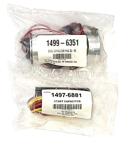 Coleman Air Conditioner Model 47201B876 Capacitor Kit