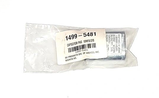 Coleman Fan Capacitor (10 Mfd / 370V) 1499-5481