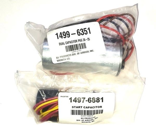 Coleman Air Conditioner Model 47221B876 Capacitor Kit