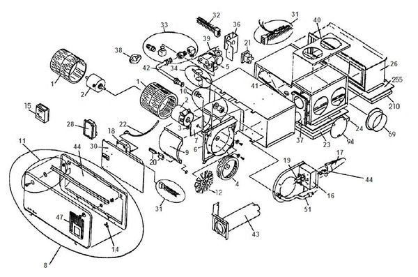 Atwood / HydroFlame Furnace Model 8516-I Tune-Up Kit