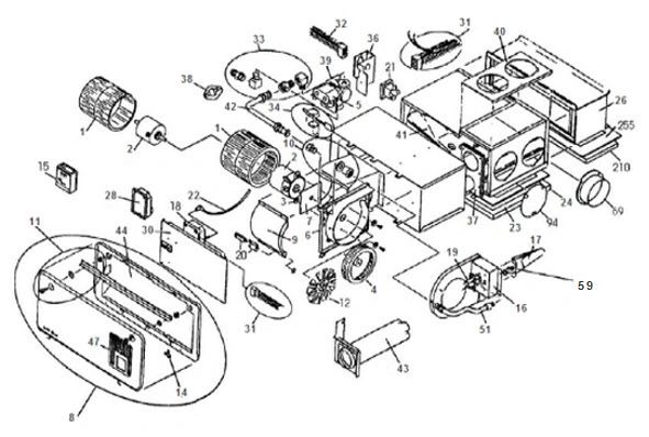 Atwood / HydroFlame Furnace Model 8520-I Tune-Up Kit