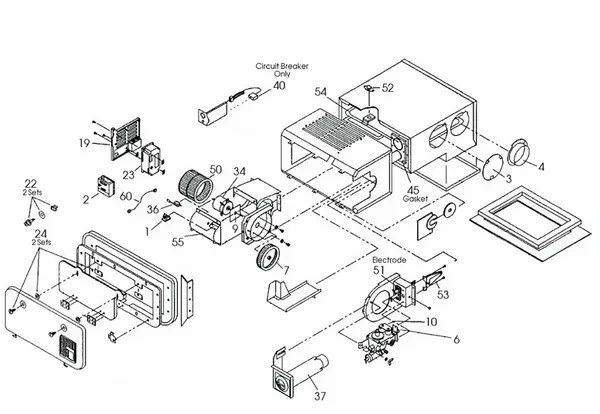 Atwood / HydroFlame Furnace Model 8935-DC-I Tune-Up Kit