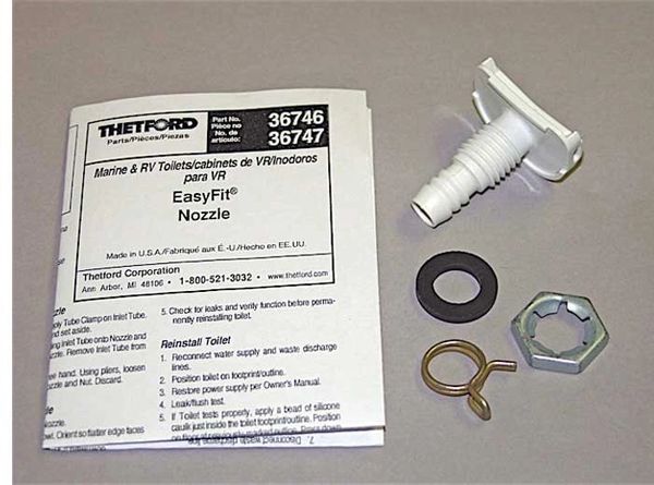 Thetford Toilet Nozzle Assembly, White, 36746