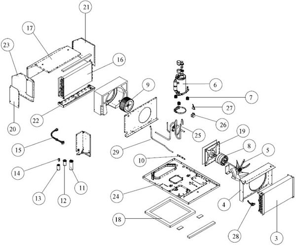 Coleman Heat Pump Model 8534D7796 Capacitor Kit