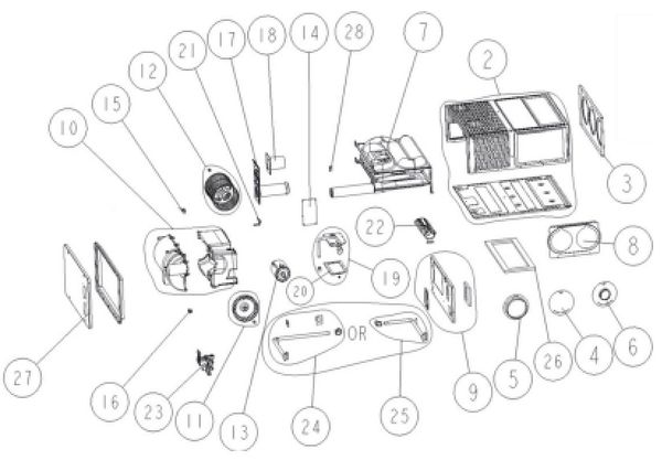 Furrion Furnace Blower Housing Assemblies 2023010305