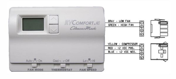 Coleman Thermostat, Digital, Cool Only 8330-3392