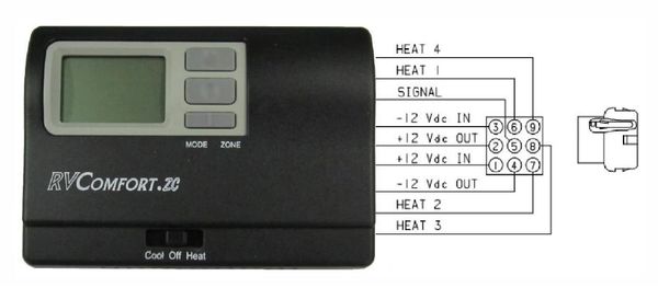 Coleman Thermostat, Digital, Heat / Cool / Heat Pump 8330D3311