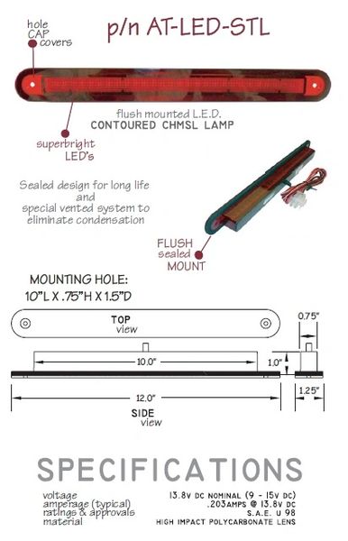 LED Third Brake Light AT LED STL pdxrvwholesale