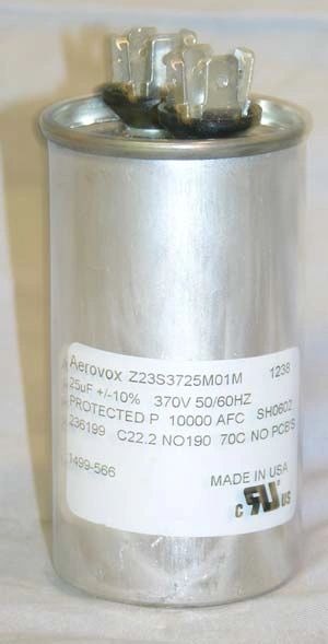 Coleman Run Capacitor (25 Mfd / 370V) 1499-5661