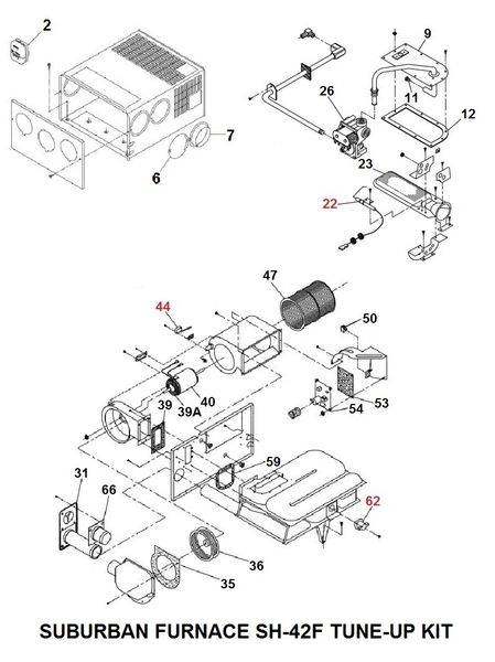 Suburban Furnace Model SH-42F Tune-Up Kit