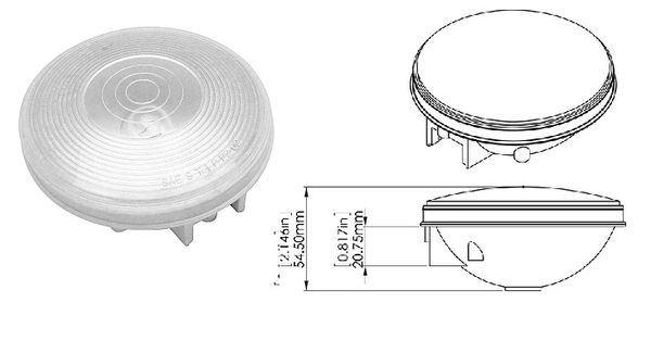 RV Incandescent 4 Inch Backup Light 1T-400C