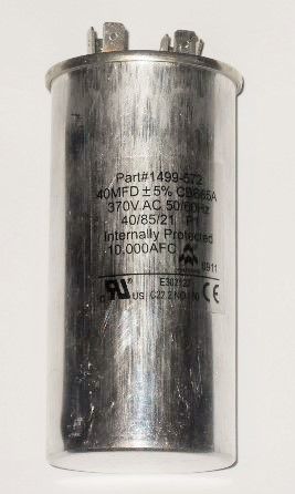 Coleman Run Capacitor (40 MFD / 370V) 1499-5721