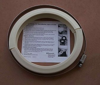 SeaLand Toilet Bowl / Base Clamp Kit, Bone, 385310048