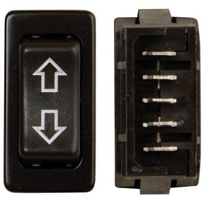 Slide Room Extend / Retract Switch, Black, 17-15B