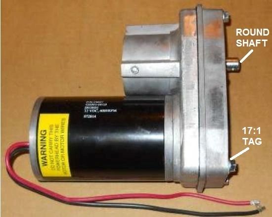 Barker Slide Out Power Head Drive Assembly, 17:1 Version, 22840