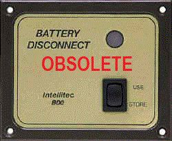 Intellitec Battery Disconnect Panel, BD0, 01-00066-000