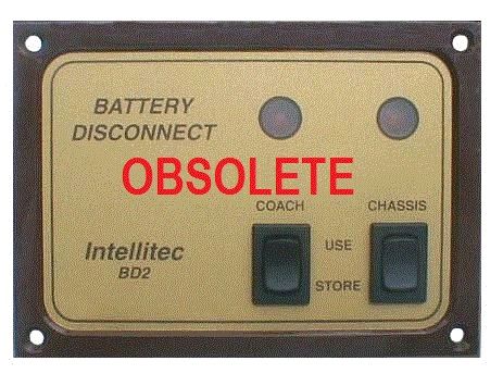 Intellitec Battery Disconnect Panel, BD2, 01-00066-002