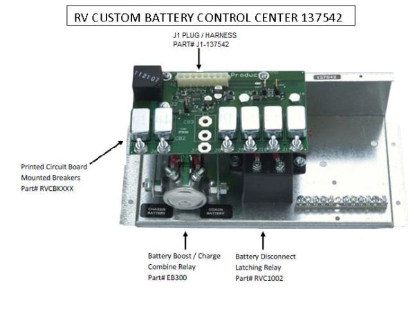 Battery Control Center, by RV Custom Products 137542