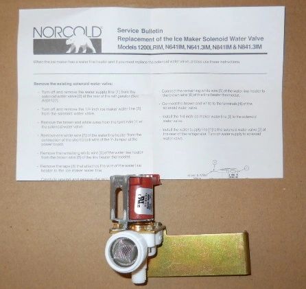 Norcold Refrigerator Ice Maker Water Valve 618253