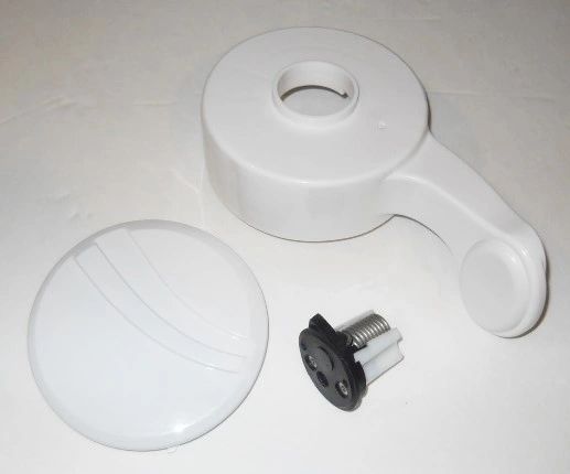 SeaLand Toilet White Flush Pedal / Cover And Spring Cartridge Kit 385311121