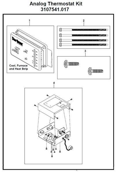 Dometic Analog Control Kit 3107541.017