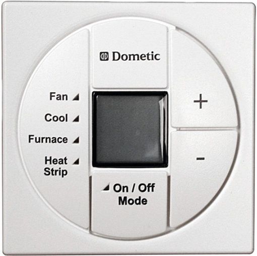 Dometic Single Zone LCD Thermostat Control Kit, Cool/Furnace/Heat Strip, 3313189.049