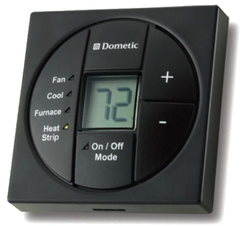 Dometic Single Zone LCD Thermostat Control Kit, Cool/Furnace/Heat Strip, 3313189.056