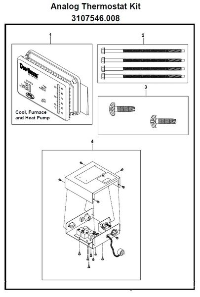 Dometic Analog Control Kit 3107546.008