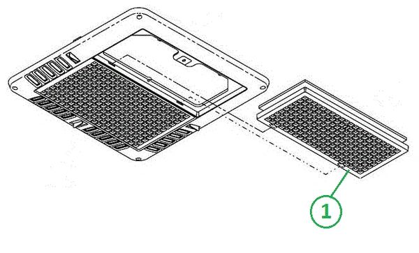 Coleman Chill Grille Return Air Grill 8330-3951
