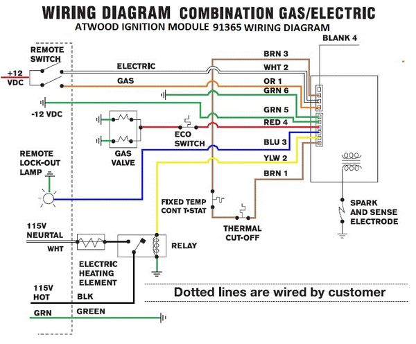 Wiring Diagram For Atwood Water Heater 94023 Etrailer Com