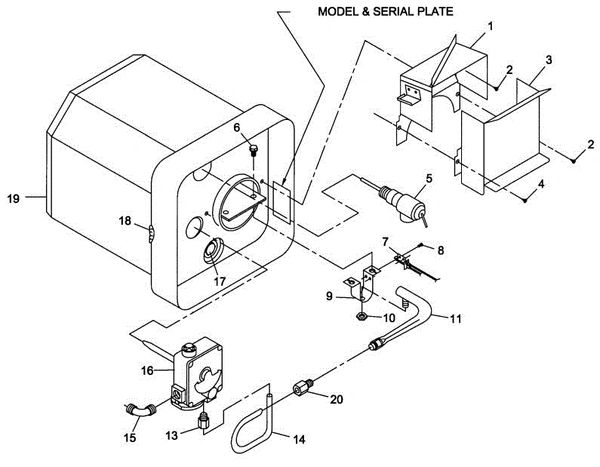 Suburban Water Heater Model SW3P Tune-Up Kit