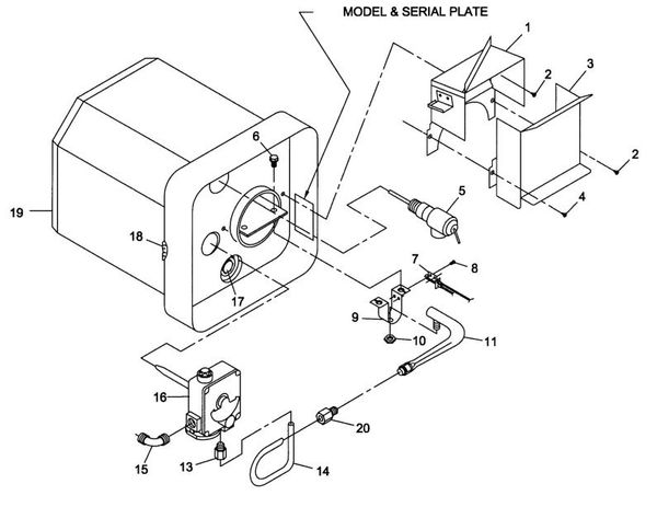 Suburban Water Heater Model SW4P Tune-Up Kit