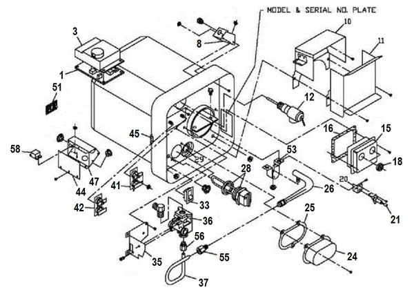 Suburban Water Heater Model SW10DEL Tune-Up Kit