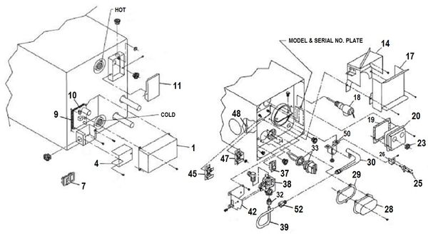 Suburban Water Heater Model SW6DEM Tune-Up Kit