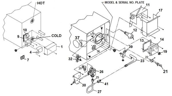 Suburban Water Heater Model SW6DM Tune-Up Kit