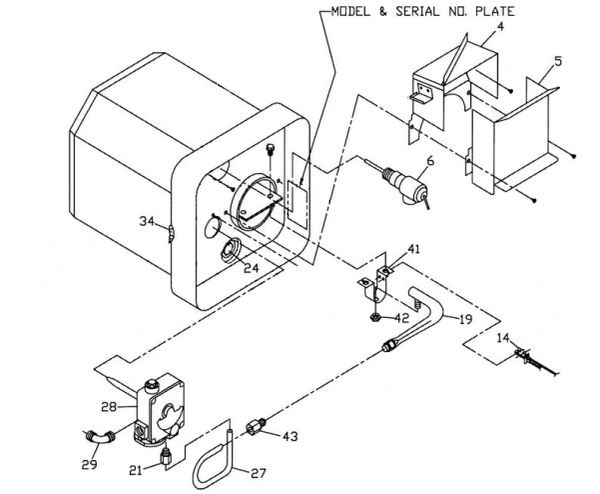 Suburban Water Heater Model SW6P Tune-Up Kit