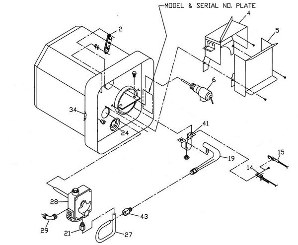 Suburban Water Heater Model SW6PR Tune-Up Kit