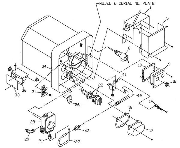 Suburban Water Heater Model SW6PE Tune-Up Kit