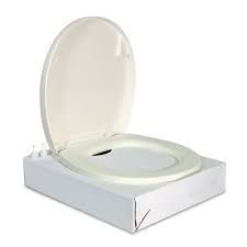 Thetford Toilet Seat with Cover, White, 42178