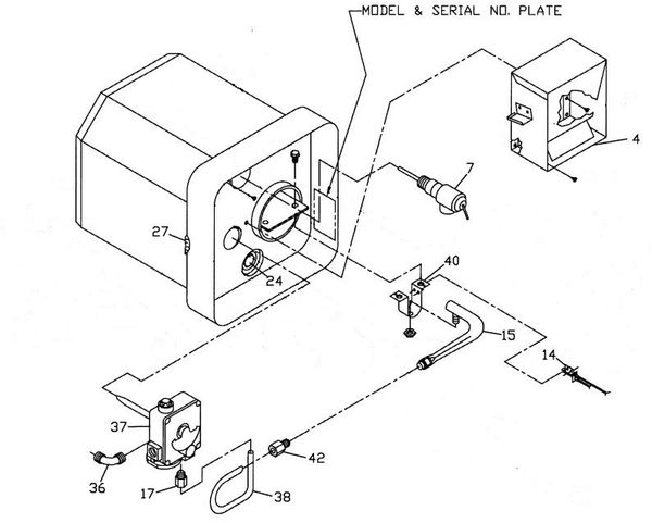 Suburban Water Heater Model SW10P Tune-Up Kit